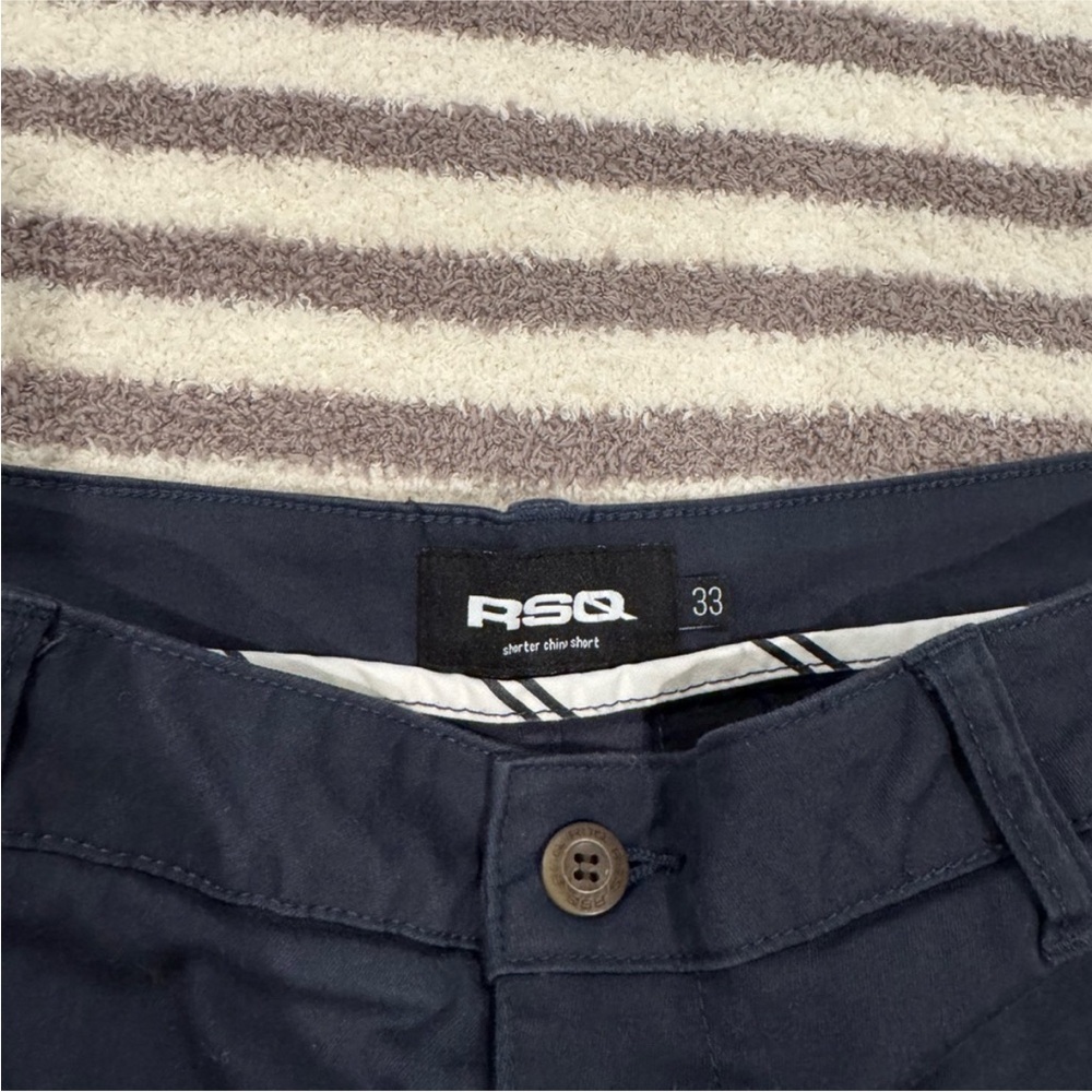 RSQ Navy Blue Men's Shorts - Picture 4 of 6